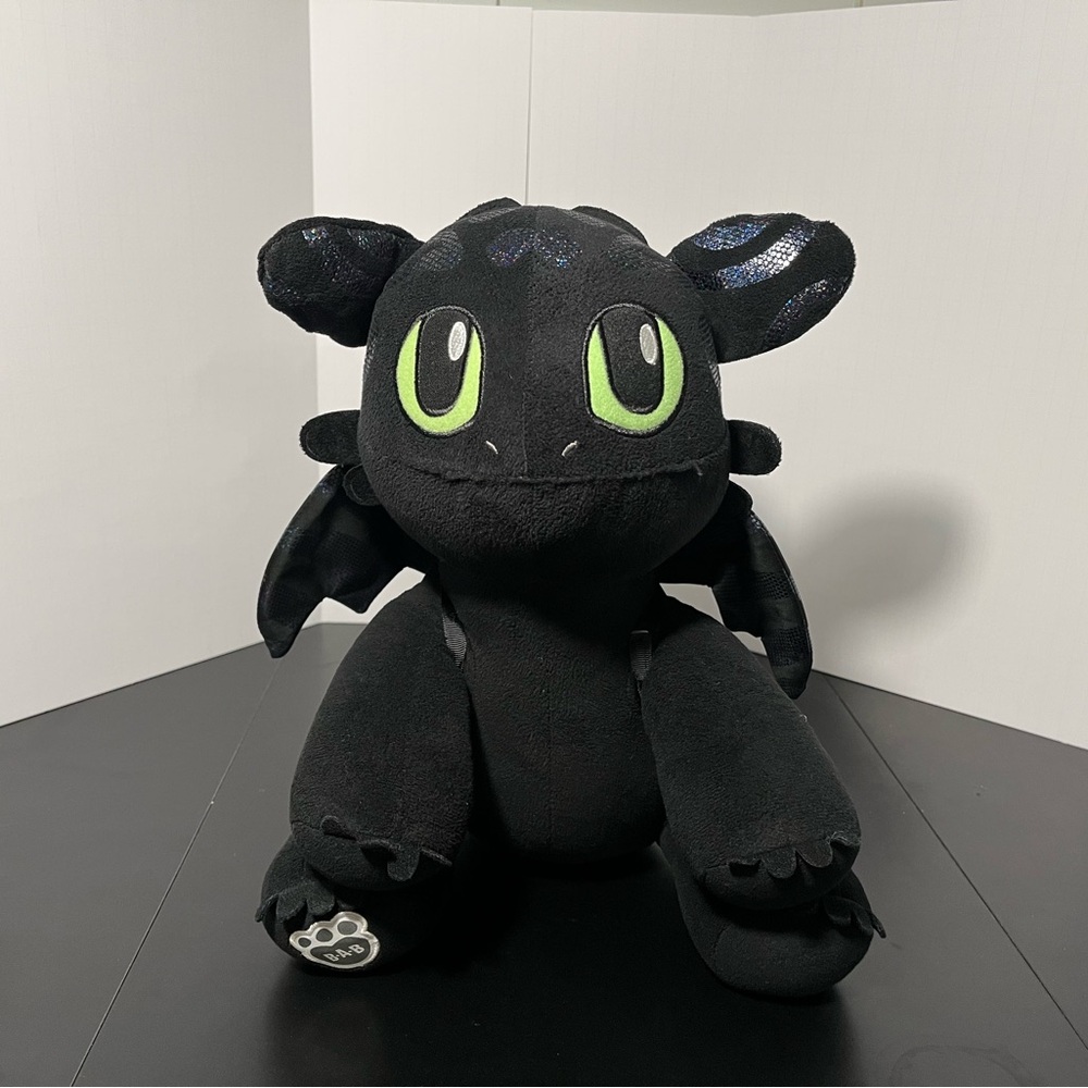 14" Toothless Plush Doll Stuffed Animal How to Train Your Dragon 3 Rare